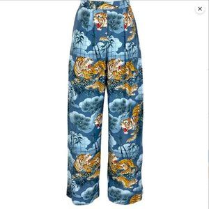 Trashy Diva Traditional Tigers Lounge Pants Sz 4 NWT